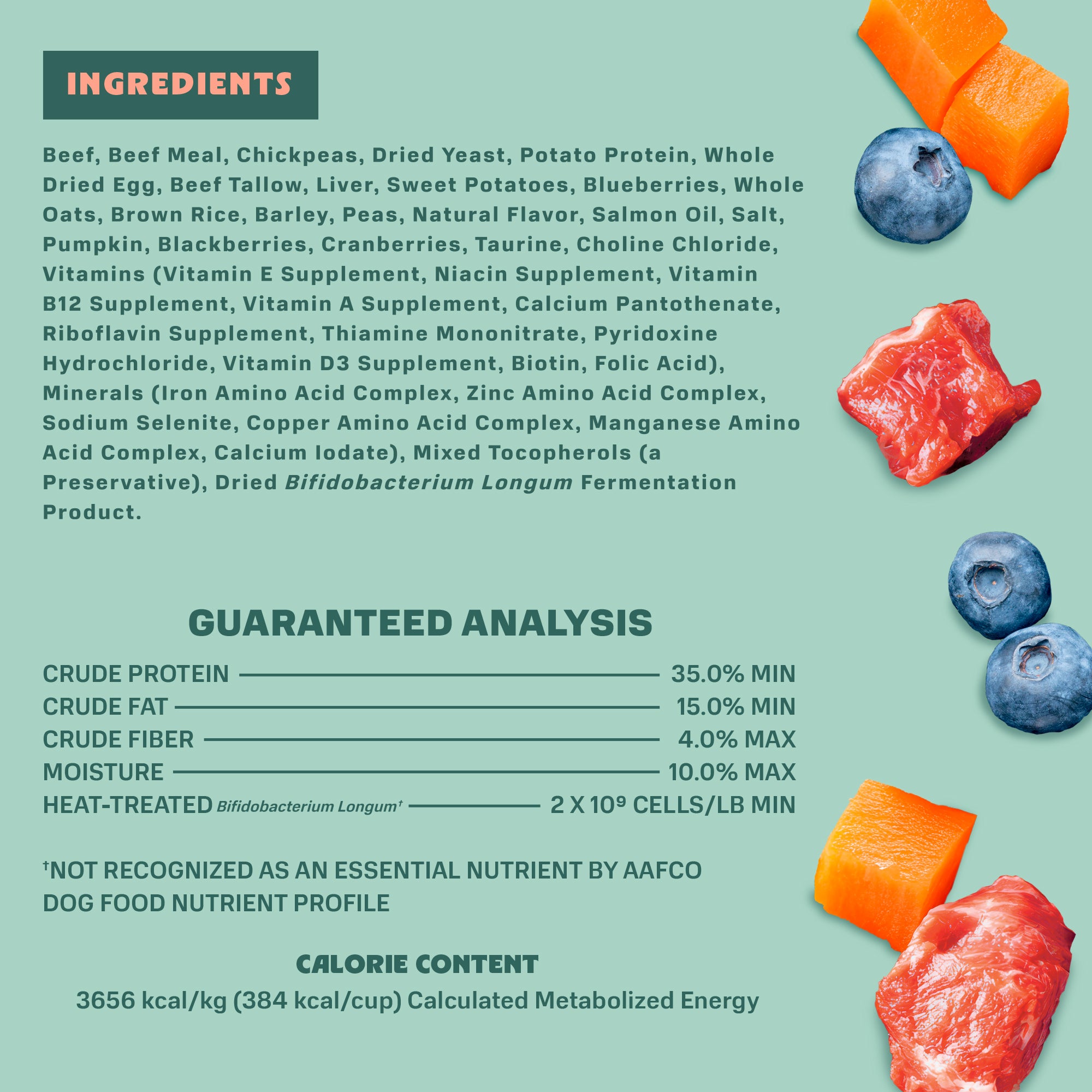Beef, Sweet Potato, & Blueberry