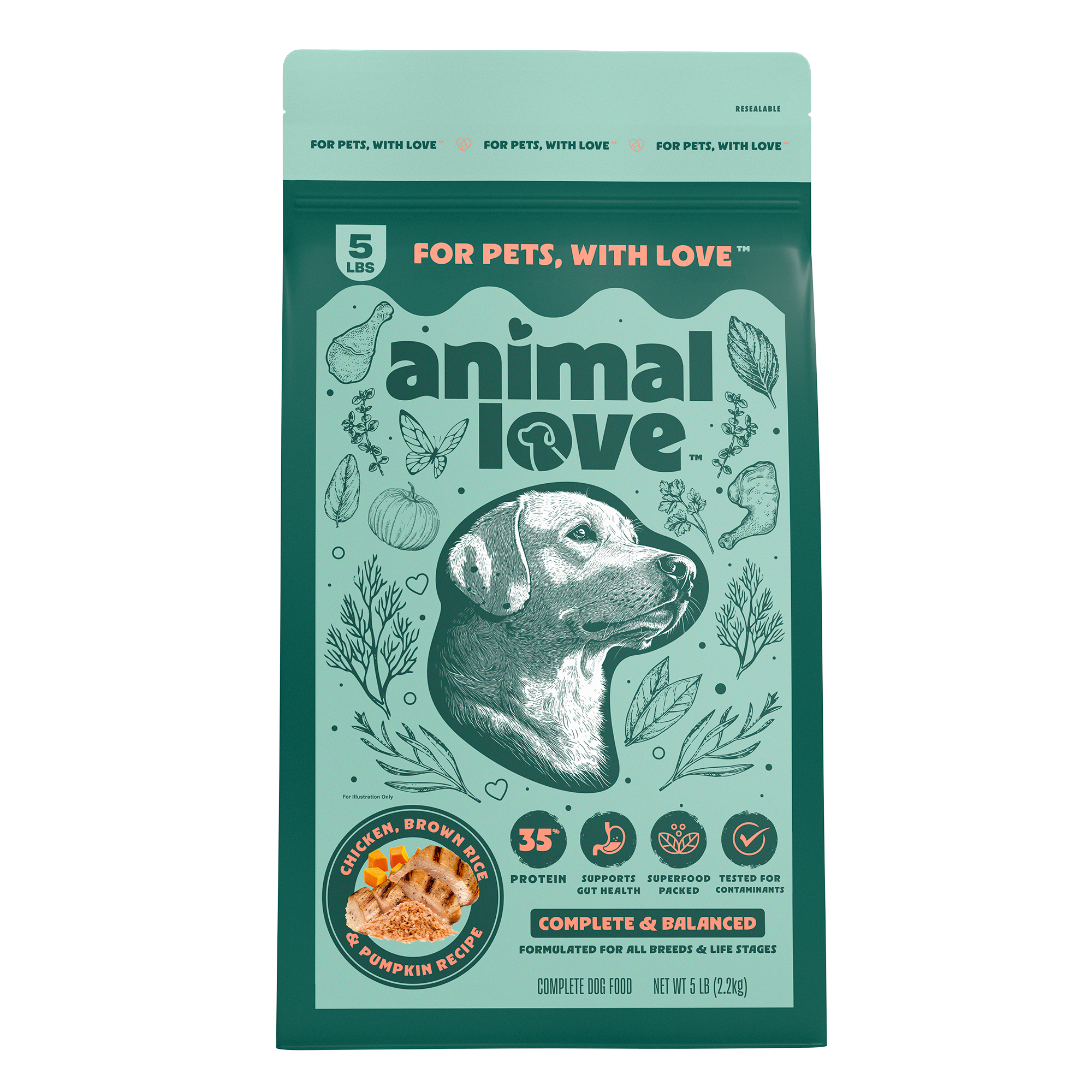 Chicken, Rice, & Pumpkin